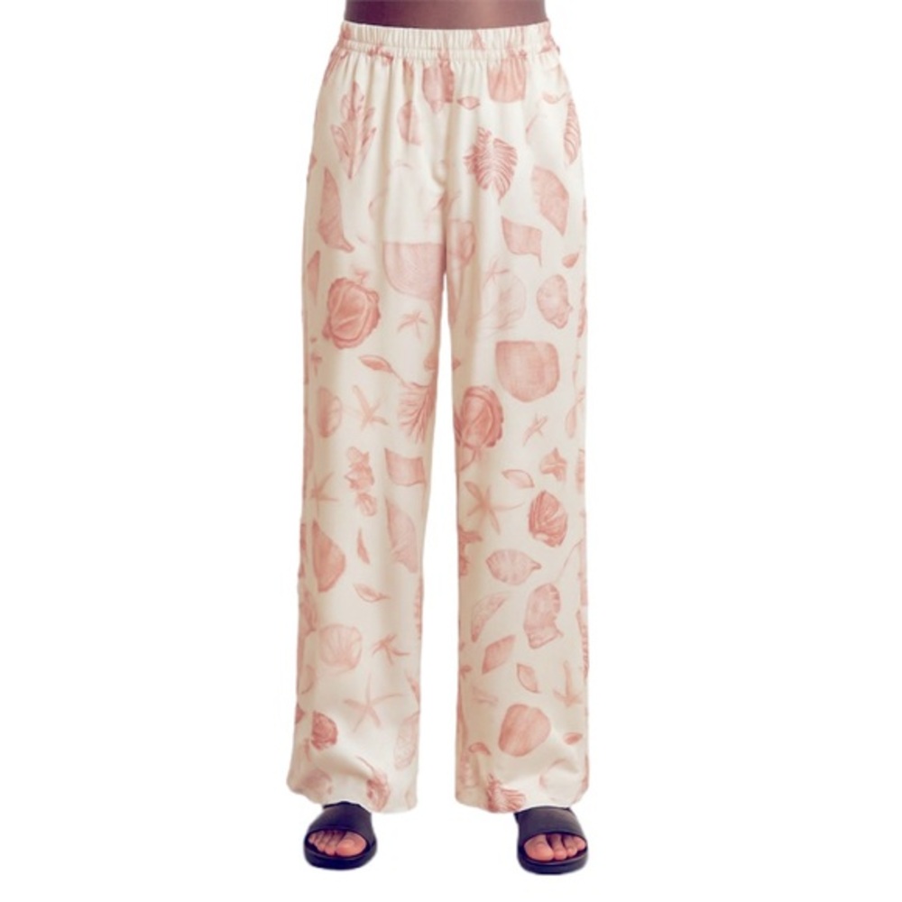 RACHEL Rachel Roy Beach Seashell print wide leg pant 3X - Picture 1 of 15
